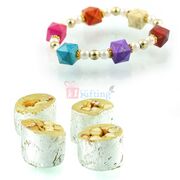 Pearl Dice Bracelet with Kaju Honey Due Gift