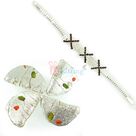 Kaju Gujia with Silver Diamond Bracelet Gift