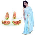 Beautiful Saree with Kaju Tarbooj