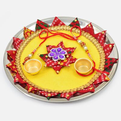 Buy Rakhi Pooja Thali Online - Order Rakhi Pooja Thali Online - Buy to ...