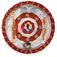 Ganesha Simar Diamond Rakhi Pooja Thali