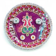 Kasidakari Kundan Embedded Beads Jhalar Pooja Thali