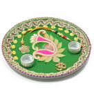 Wonderfully Crafted Rakhi Pooja Thali