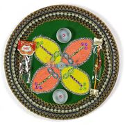 Floral Multicolor Beads Pearl Rakhi Pooja Thali