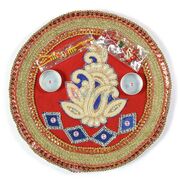 Pearl Beads Beautiful Rakhi Pooja Thali