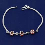 Pure 70% Silver Ruby Rakhi