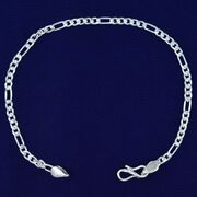Simple and Amazing Looking Marvelous Pure Silver Rakhi Hand Bracelet - 4.4 Grams