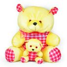 Stuffed Silky Soft Toy with Little Kid Toy
