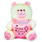 Pinky Heart with Love Stuffed Teddy Bear Toy