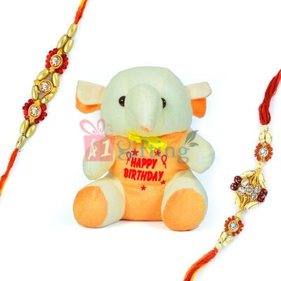 SurpriseForU Creamy 3Pcs Dark Fantsy With Teddy Bear, Designer Rakhi Plated  Gift Box Price in India - Buy SurpriseForU Creamy 3Pcs Dark Fantsy With Teddy  Bear, Designer Rakhi Plated Gift Box online