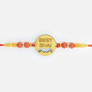 Best Bhai Written New Fancy Design Sandalwood Rakhi 