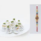 Amazing Rakhi with Heavenly Kaju Kalash