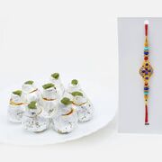 Amazing Rakhi with Heavenly Kaju Kalash