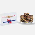 Rakhi Set for Bhaiya and Kid with Anjeer Dryfruit