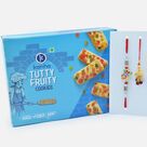 Kanha Tutty Fruity Cookies with Om Bhai Rakhi and Cherry Lumba Rakhi
