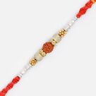 Central Rudraksha Pearl Thread Rakhi
