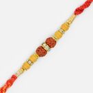 Rudrakshtkam Diamond Ring Rakhi Thread