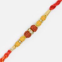 Rudrakshtkam Diamond Ring Rakhi Thread