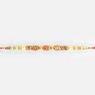 Om and Swastika Written Blessed Sacred Mauli Thread Rakhi for Brother