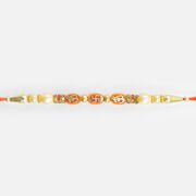 Om and Swastika Written Blessed Sacred Mauli Thread Rakhi for Brother