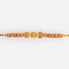 Sandalwood Beaded Liner Marvelous Looking Liner Design Thread Rakhi for Brother