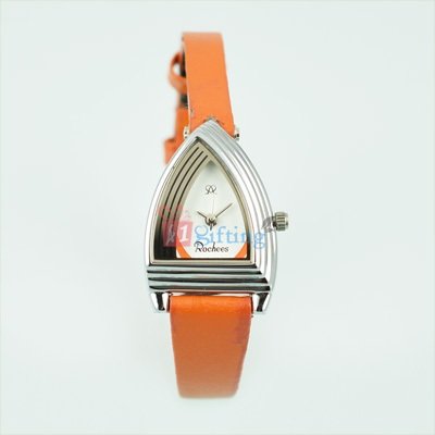 Fast Track Designer Dial Watch for Women with Slim Leather Strap