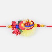 Gota Designed Beads Zardozi Rakhi