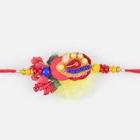 Gota Designed Beads Zardozi Rakhi