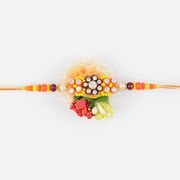 Diamond Gota Flower Zardozi Rakhi