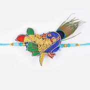 Colourful Maurya Zardozi Rakhi