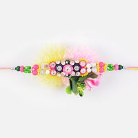 Splendid Diamond Studded Zardozi Rakhi