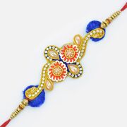 Majestic Handcrafted Zardozi Rakhi