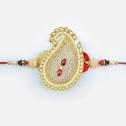 Designer Gota Zardozi Rakhi