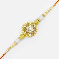 Royal Golden Zarodozi Rakhi