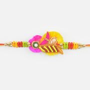 Pearl Studded Beautiful Looking Handmade Zardosi Work Stunning Bhai Rakhi