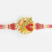 New Multi Threaded Zardosi Work Rich Looking Rakhi for Brother